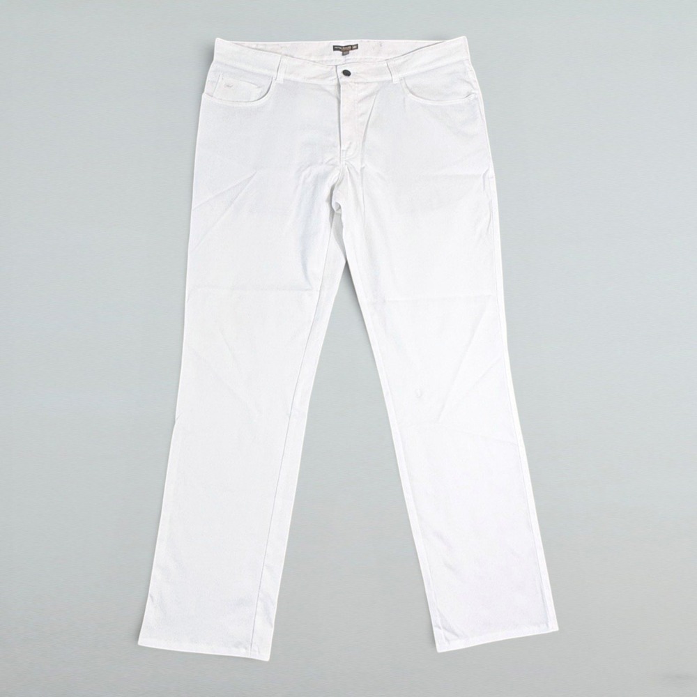 Peter Millar Crown‎ Sport eb66 Pants Mens 38x32 White Preppy Performance Coastal